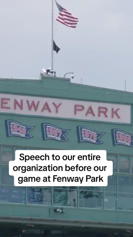 We had the most eyes we’ve ever had on our organization, but it was the eyes right in front of us that mattered most. #fansfirst #fenwaypark #challenge #speech #motivation 