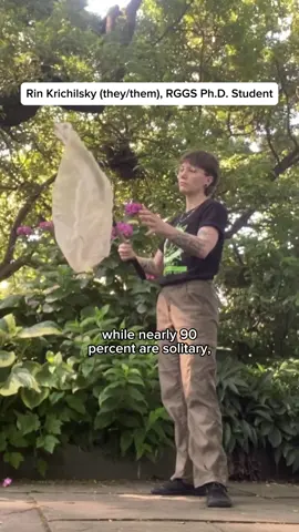 Meet Rin Krichilsky (they/them), a Ph.D. student in the Museum’s Richard Gilder Graduate School and at Columbia University. Rin studies the biodiversity and evolution of bees and their close relatives, Apoid wasps! Join Rin and other members of the AMNH PRIDE group for Pride Night at the Museum on June 13. Explore LGBTQ+ contributions to science, culture, and the natural world. Wander through the Museum’s Solomon Family Insectarium. Participate in STEM trivia with math diva Kyne Santos—and much more! #research #STEM #entomology #Pride #museums 