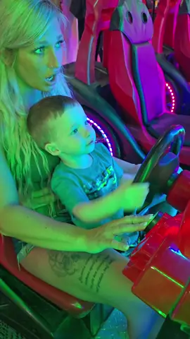 He gets his driving from his momma 😂😂