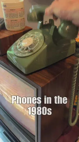 Remember what phones were like in the 1980s? How many phone numbers did you have memorized? I bet you still know your childhood home phone number!  . . #80s #1980s #retro #genx #nostalgia #asmr #telephone 
