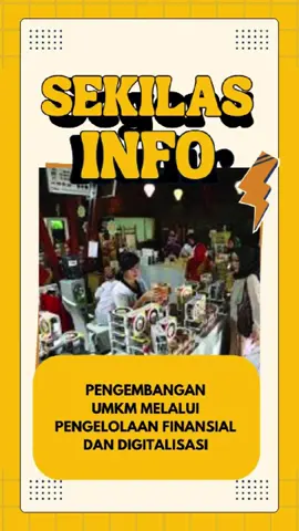 UMKM sebagai salah satu tulang punggung perekonomian harus terus dikembangkan #Ekonomi #EkonomiIndonesia #PertumbuhanEkonomi #UMKM #UMKMIndonesia #UMKMKreatif #UsahaKecilMikroMenengah #UMKMmaju #PengembanganUMKM 