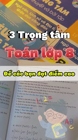 ✍️ Trọng tâm toán kiến thức lớp 8 chắc chắn các bạn học sinh phải năm chắc để đạt điểm cao #2k11hocgioikokho #2k11hocsomlop8 