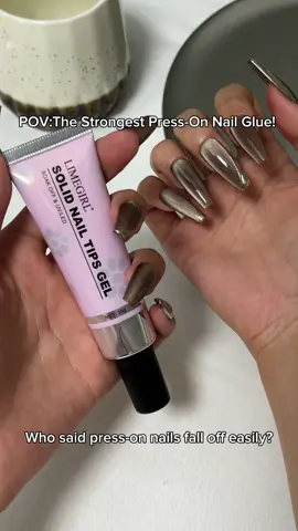 The strongest press-on nail glue! Haven't you tried it yet?🤩🤩🤩#luloulife #luloupressonnail #nails💅 #pressonnails #nailsvideotutorial #nailglue #foryou #foryoupage 
