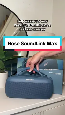 Lets unbox the new @Bose SoundLink Max Portable Speaker! Incredible wireless sound quality just in time for summer!  #bose #bosesoundlinkmax #unboxing #portablespeaker #soundlinkmax #ugccreator #ugccommunity #ugcexample 