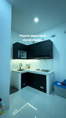 dapur kecil minimalish mewah murah...  #kitchenset #dapur #dapurestetik #dapurminimalis #dapursederhana 