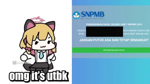 kondisiku melihat pengumuman utbk😃 #gagal #UTBK #Fyp