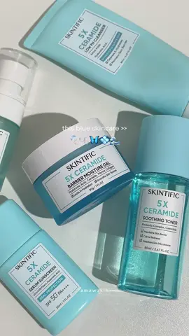 apapun masalah skin barriernya si biru ini solusinyaa🩵🌊💦#skincareroutine #skinbarrierrepair #skincaretexture 