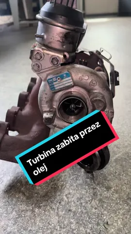 Takie turbiny coraz częściej do nas trafiaja, pamietajcie o zmianie oleju co 10/15tysięcy. 30tysięcy to totalny absurd! #bmw #turbosprezarka #repair #naprawa #regeneracja #warsztat #turbo #serwis #vw #regeneracjaturbin #turbocharged #oil 
