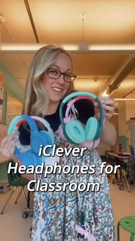 iClever headphones for Classroom They are Flexible and Durable. Clear Audio and Safe Volume💕Comfortable Wearing 🎧#iclever #icleverheadphones #icleversafelistening #icleverhs27 #foryou #foryoupage 