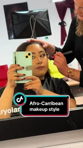 Today at The Sheffield College (City Campus) I modeled once again for an Afro-Carribean style.  Introducing the makeup artist who did my makeup today @Lucy. Follow her on her Instagram as well! 😀 #makeup #model #afrocarribean #foryou #viral #sheffieldcollge 