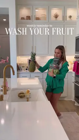 It’s fruit season baby 🍒🍓🍉🍑🍊 hands down one of my FAVORITE parts about summer 🤩 Here’s my routine to wash away all those nasty pesticides , along with dirt and bacteria that can be left behind🤢🦠  You can find the affiliate links for everything i used in this video for fruit prep on my amazon storefront under “ Fruit Prep Routine “ 🤍  #fruitwashday #cleaningfruit #fruitwashday #amazonmomfavs #saladspinner #amazonkitchenfinds 