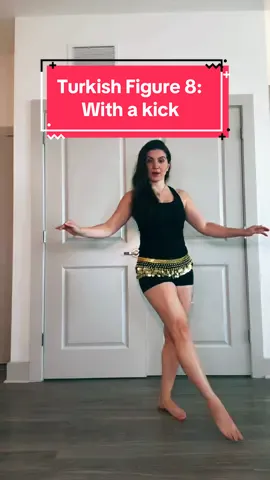 Here’s another way to do a figure 8 in #bellydance or #arabicdance. This is my favorite! I love the elegance of the kicks and use them a lot when I dance. If you’re struggling to get the “hip scoop” motion down, take that out and focus on leading with your chest + kicking low, across your body - it will look very similar!  🎵 Aktar Wahed by Amr Diab  #rakssharki #figure8 #beginnerbellydance #arabicsong #egyptianmusic #bellydancetutorial #aktarwahed #amrdiab 