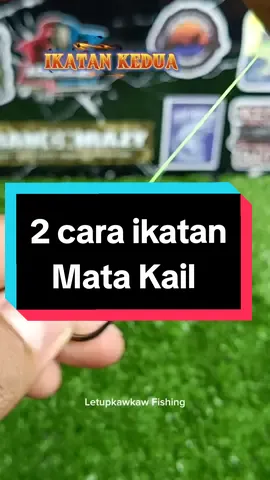 2 Cara ikatan mata kail mudah😁 Harap membantu anda pada trip mancing akan datang✅ #matakail #ikatanperambut #hooktie #fishinghook #ikatmatakail 