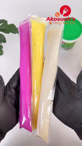 The Best Yogurt & Fruit Pops/Ice Cream For The Family🍦 📦Contact @Homeof_disposables on 024 720 4288 for your ice pop bags and all your food packing goods 🍦For quality fresh yogurt and milk call  0553119003 0544341545 0556365825 ✅INGREDIENTS MANGO FLAVOUR 500g Plain Yogurt (unsweetened) 1 cup Fresh milk 2 cups chopped mangos 3-4 tablespoons Honey or condensed  DRAGON FRUIT FLAVOR  500g Plain Yogurt (unsweetened) 1 cup Fresh milk 2 cups chopped dragon fruit 3-4 tablespoons Honey or condensed  500g Plain Yogurt (unsweetened) 1 cup Fresh milk 3 large banana 3-4 tablespoons Honey or condensed  NOTE You can use any sweetener of choice You can adjust the sweetness. #ghanatiktok🇬🇭 #ghana #ghanafood #fypシ゚viral #fyp #ghanaian #popsicle #yogurt #fruitpop #dessert 