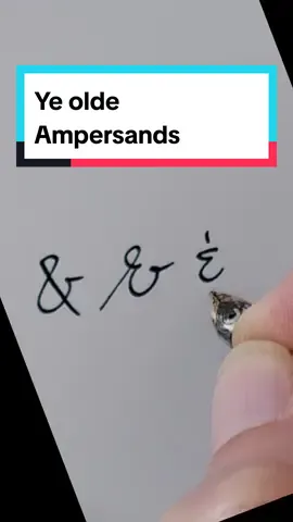 Replying to @shermangunner #ampersand #penmanship #fountainpentok 