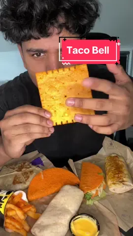 @tacobell new items #tacobell #tacobellcheezit #tacobellmukbang #foodies #mukbangeatingshow #asmrfood #tacobellnewmenuitem #cheezit #mukbangs 