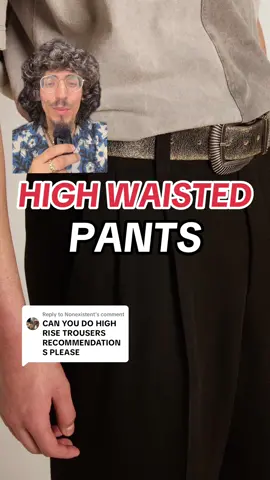 Replying to @Nonexistent Best High Rise Pants for Men 😈🔥🤙🏽👖 #menswear #mensfashion #fashion #highwaisted #highwaistedpants #tailoring #streetwear 