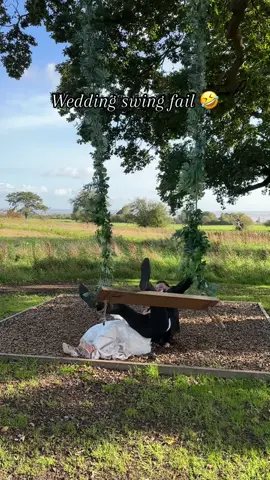 This is your sign that if something goes wrong on your wedding day to laugh it off, you’ll still have the best time. 🤍 💒 @sttewdricshouse #weddingfail #funnywedding #weddingtok #weddinginspiration  #weddinginspo #ukwedding #Weddingcontentcreator
