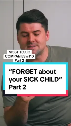 PART 2: This Employee's Son was SICK, and their Supervisor THREATENED them... #toxiccompanies #react #redflags #badboss
