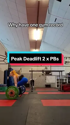 Peak week PEAKED 2 x deadlift PBs including the gym all time female record. Deadlift 1 - 172.5kgs. Deadlift 2 - 182.5kgs. BW 66.6kgs 💅🏻 Natural competitor. No suit. Comp in 9 days. 3 x body weight poss on the horizon 🙌🏻 #deadlift #fyp #womenover40 #gymmotivation 