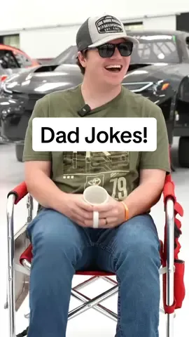 Prepped for Father’s Day with some Dad Joke zingers 😂 #dadjokes #FathersDay #funny #laugh #nascar @Interstate Batteries 🔋⚡️ @Toyota Racing 