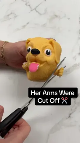 The 2nd clip.. 😱✂️ Available at @Fidget Toys Plus 🛍️ #fidgettoysplus #mrsbench #mrsbenchfidgets #herarmswerecutofff #cuttingfidgets 