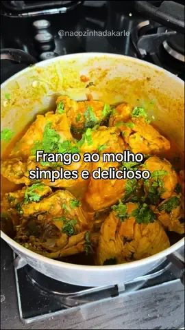 FRANGO AO MOLHO SIMPLES E DELICIOSO 🤤  #frangoaomolho #frangoaomolhosimples #frangocozido 