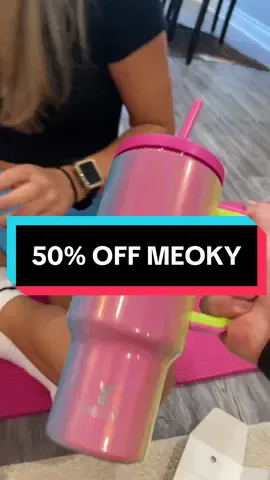 Only $13 for the Meoky Cups!! So many awesome colors, make sure to get them while they are 50% off!! #meoky #cup #tumbler #fyp #foryou #fypage #viral #tiktokshop @MEOKY 
