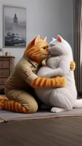 Cat's Brave Journey #cat #kitten #cute #catlover #catsoftiktok  #space #catinspace #catspace #ai #foryou #viral 