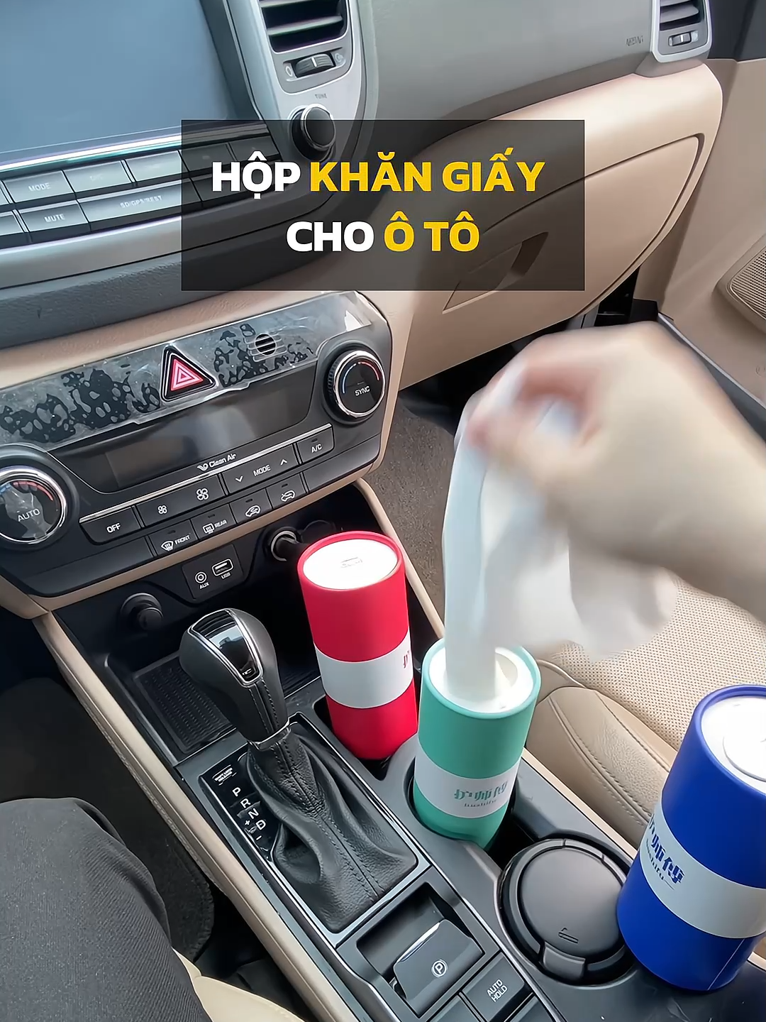 Hộp khăn giấy cho ô tô #kaiauto#phukienxeoto#phukienxehoi