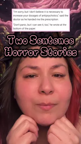 Share your two sentence horror stories in the comments!! 👀 #twosentencehorrorstories #2sentencehorrorstory #scarystories #scarystorytime #spookystories #paranormalstories #realhorrorstory #scary #spooktok #fyp 