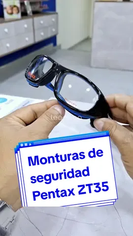 Gafas de seguridad con medida. Monturas Pentax, modelo ZT35  #lentesdeseguridad  #monturapetax #gafaspentax #pentax #lentesdeseguridad