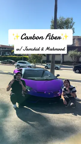 so much CARBON FIBER in this LAMBORGINA 💜 #persian #persiantiktok #iranian #iran #middleeastern #farsi #afghan #lamborghini #persiancarreviews #svj #svjroadster #lambo 