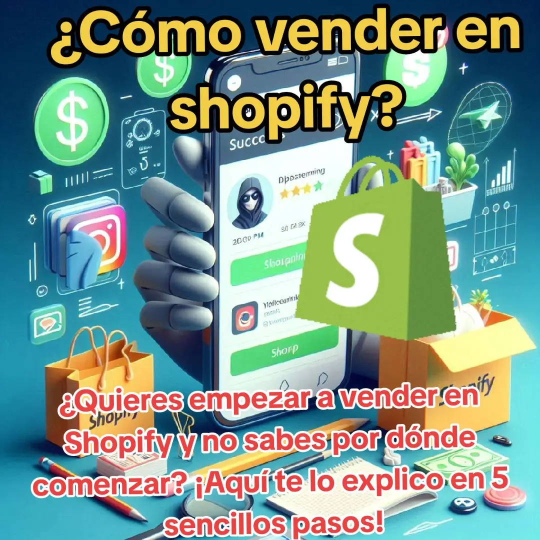 🚀 ¿Listo para comenzar a vender en Shopify? Sigue estos 5 pasos y lanza tu tienda hoy mismo. 💡 No olvides guardar este post para futuras referencias. ¡Buena suerte! #Shopify #Ecommerce #negociosonline #marketingdigital
