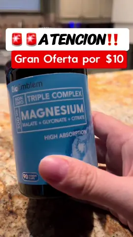 🚨GRAN OFERTA POR $10, el Magnesio de BioEmblen que tiene 3 en 1 y te ayuda al vienestar del corazon, los huesos, los musculos, los nervios y a producir mas enerjia #magnesium #magnesiumdeficiency #magnesiumbenefits #beneficiosdelmagnesio #mineralesnaturales #vitaminas #nutrientes #metabolismo #tiktokshopwellness #magnesiumglycinate #suplementos #suplementosdemagnesio #paratusalud #paratipage #salud #diabeticos #malate #citratedemagnesium #heartsupplement #huesosfuertes #masenergia #wellness #tiktokshopmothersday