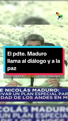 El presidente de Venezuela, Nicolás Maduro en el marco del Consejo Nacional de Economía Productiva, en la región de Los Andes, hace un llamado al diálogo, a los consensos, a la democracia y a la paz.  #venezuela #nicolasmaduro #dialogo #consensos #parati
