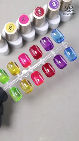 Color swatch time!💅🌈6 Colors Neon Garden Ice Jelly Gel Set!🤩 Product id: 59249🛒 #nailart #naildesigns #nailtech #nailstrend #nailsoftiktok #nailsartvideos #nailstutorial #nails2inspire #nailtips #nailinspo #colorswatch #colorgel #jellynails #bornpretty #allshineonme #fyp 
