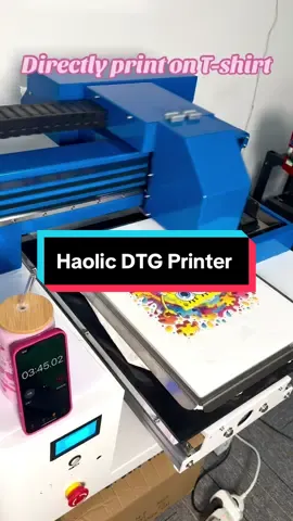 Directly print on T-shirt! #dtgprinting #dtf #haolicprinter #SmallBusiness #custom #fyp #xp600dtfprinter #tshirtprinting #DIY #smallbusinessowner #dtgprinter #tshirtbusiness 
