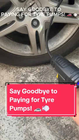 Say Goodbye to Paying for Tyre Pumps! 🚗💨 #car #tiktokmademebuyit #aircompressor #portableaircompressor #tyrepump #tyrecompressor #flattyre #fyp 