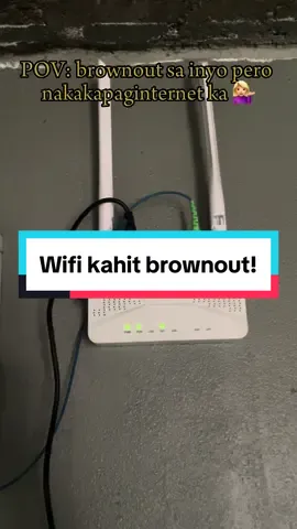 Makakapagwifi ka na kahit brownout #wificonnector #brownout #wificable #converge #wfhsetup 
