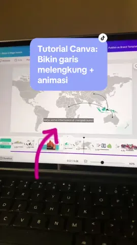 tutorial bikin garis melengkung di Canva dan contoh animasinya  #canva #canvatutorial #canvaanimation #canvahacks #canvadesign #canvassador #canvatips #tutorialcanva 