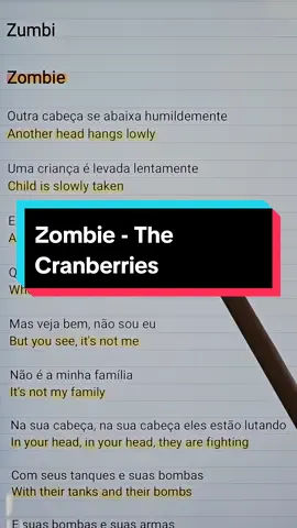 #thecramberries  #musica #tradução #inglesfacil #LearnOnTikTok #fyp #foryou #lyricsvideo #tiktok #singing #viral #cante #duet 