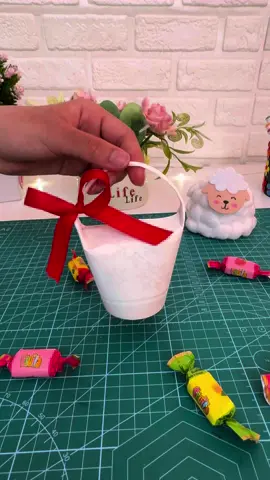 توزيعات العيد من الاكواب الورقيه سهله وسريعه ❤️❤️❤️#أفكار #توزيعات_العيد #DIY #craft 