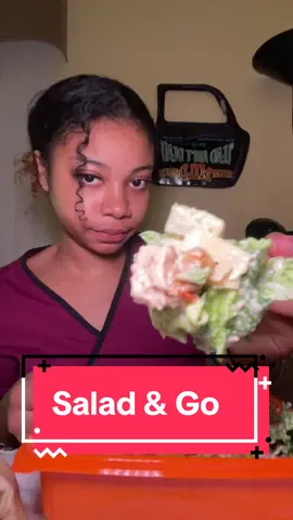 🥗 I get salad & go 1-2 times a week 😋, I couldnt pick  so I got a caesar salad & wrap #fypage #foryou #foryoupage #salad #saladandgo #caesarsalad #food #Foodie #mukbang #mukbangeatingshow #parti #fyppppppppppppppppppppppp 