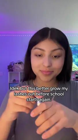 Took my lash clusters off just to apply this 😭#lashserum #fypシ゚viral 