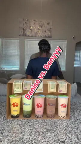 Bottle games challenge with boba @Danise_J🦂 vs. @Bonyyy #fypage 