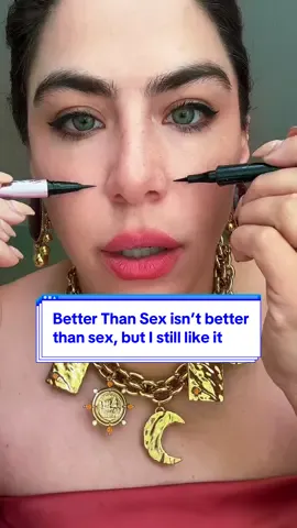 Cateye make up can actually be done in five seconds. I wear a liquid liner every day of my existence and this is the thinnest pen I’ve found.