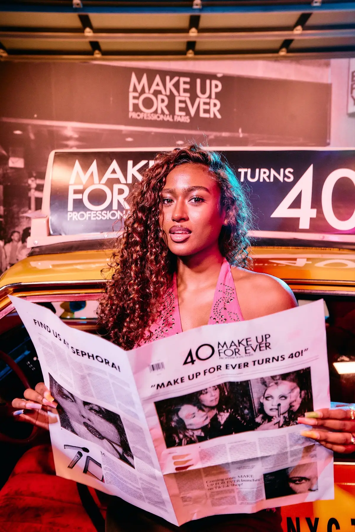 Celebrated @makeupforever ‘s 40th Birthday 🥳 and @ANIMA IRIS launcher her Summer ‘24 Collection 🤩!!!  (also me being so fine it’s disgusting 🤧)