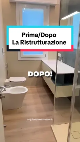 Ristrutturazione di un bagno anni ‘80: Prima/Dopo i lavori #ristrutturazionecasa #ristrutturazione #ristrutturazionebagno #vogliadiristrutturare #arredobagno 