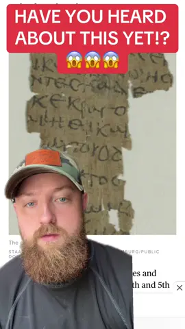 Earliest manuscript of Jesus Christ as a child! Well kinda… #jesus #christiantiktok #islam 